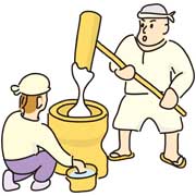 餅つき
